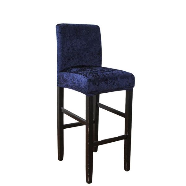 

chair covers solid seat el washable wedding banquet slipcover dining room reusable party pub stretch cover home decor counter stool