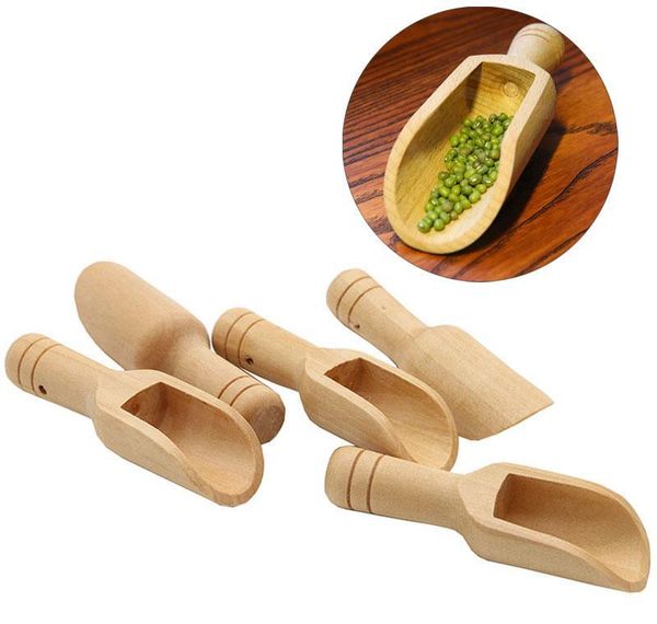 

моющиеся дружественные прачечные конфеты eco tqq coffee scoops scoops соль для ванны мини-ложка деревянный порошок древесина мини порошковая