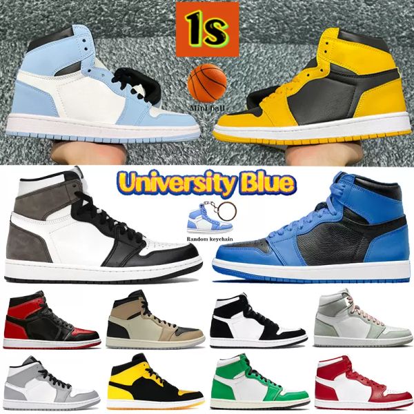 

uv reactive 1 university blue 1s mens basketball shoes dark mocha pollen unc seafoam hyper royal barely orange twist men women sneakers trai