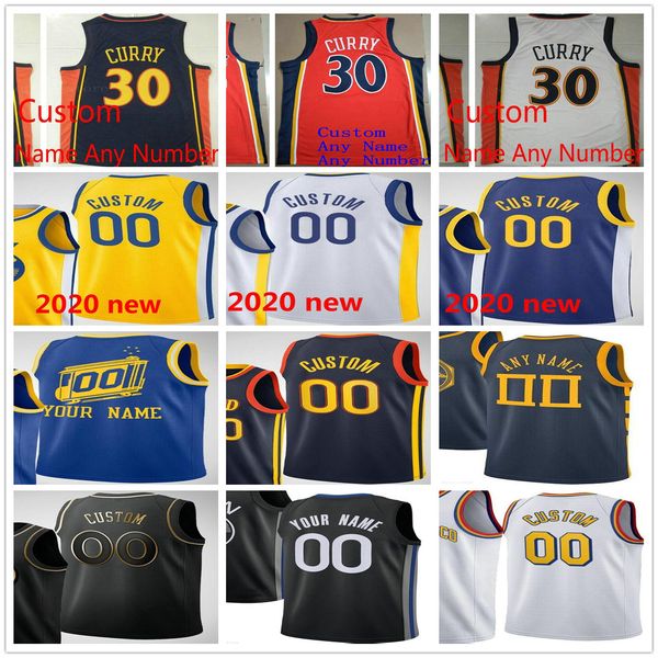 

custom screen printed stephen 30 klay curry 11 thompson 33 wiseman draymond 23 green 12 oubre jr. men woman kids youth basketball jerseys, Black;red