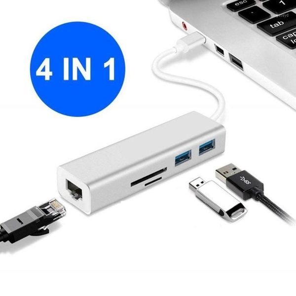 

multifunction high-speed expansion usb hub 3.0 rj45 gigabit hub five-in-one computer high-speed expansion1