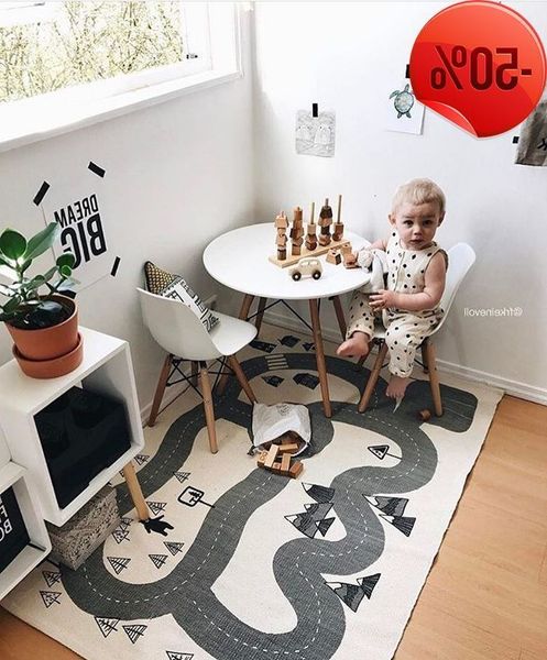 

d) nordic baby carpet gateo, adventure forest blanket, game mat, track, gym game, floor carpet, children's room decoration