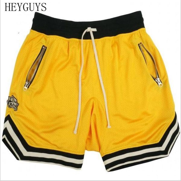 

mens summer fitness shorts gyms crossfit bodybuilding workout joggers male loose breathable mesh short pants brand sweatpants, White;black