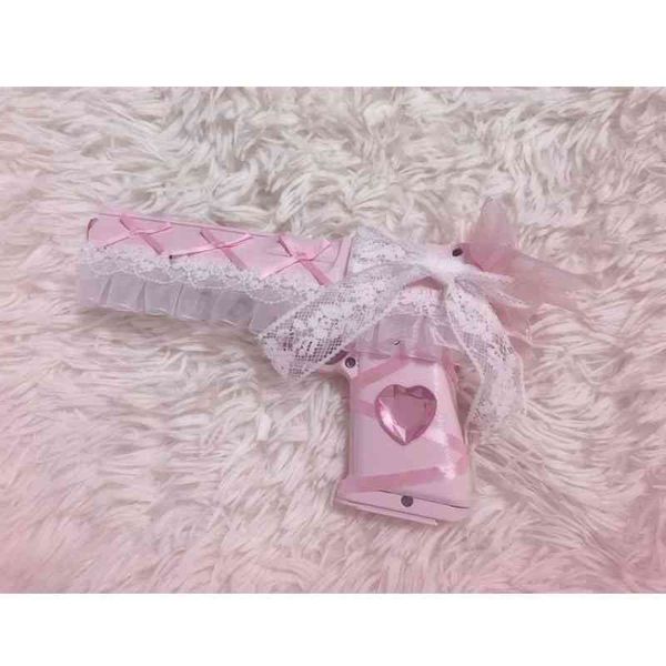 

5444lolita pistol toy gun model cannot shoot sweet girls pink cartoon cosplay p props decorations accessories
