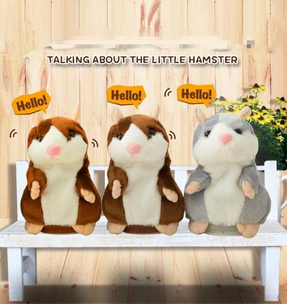 

cute 15cm аниме мультфильм говорящий хомяк плюшевые игрушки kawaii говорят говорить звук рекордный хомяк говорить игрушки для детей