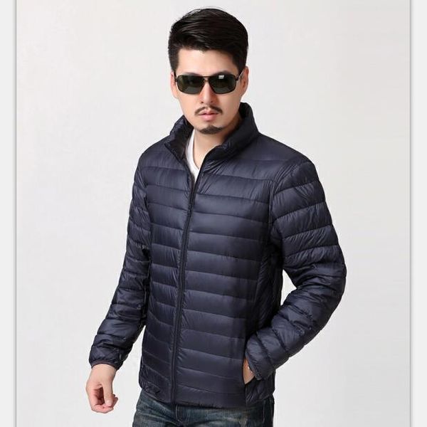 

winter youth men's coat thin-cotton-padded jacket middle-aged men's cotton clothes daddy clothes middle-aged coat thick down cot, Black