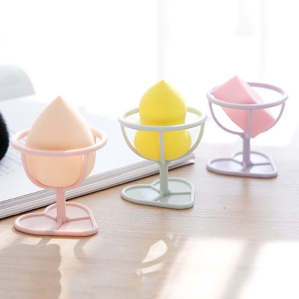 

1/5 pcs makeup puff sponge drying rack random colors organizer q1218
