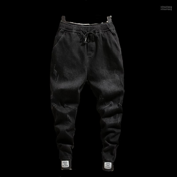 

men's pants 2021 spring jogger men hip hop black sweatpants casual slim mens harem pants1