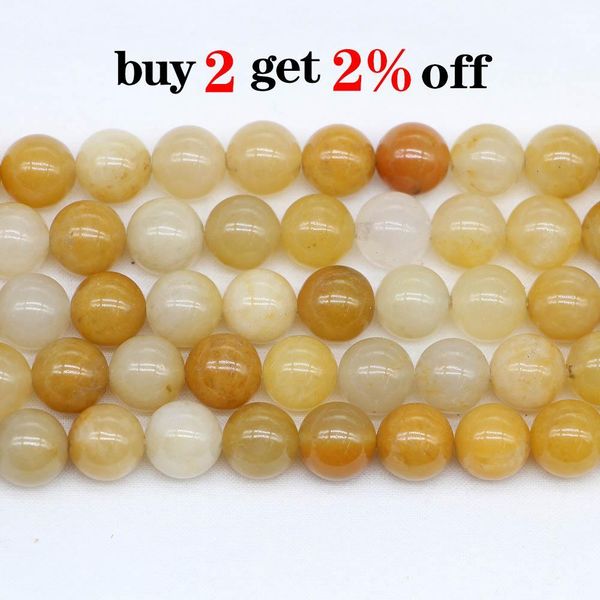 

1strand lot 4 6 8 10 12mm natural stone yellow jaspers bead round loose spacer beads for jewelry making findings diy bracelet h bbyfcz