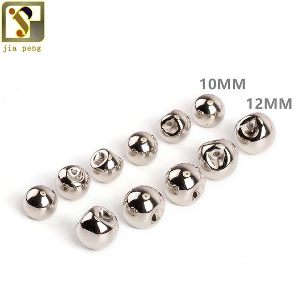

12mm silver metal plated ccb round side hole plastic seed spacer beads for fashion jewelry making diy 30pcs wmtmre