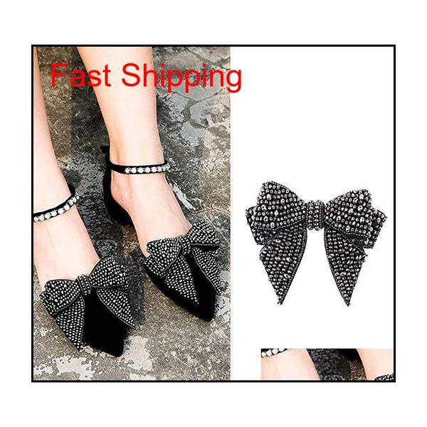 

color flower shoe buckle strass crystal decorations clips shoe charms accessories diy handmade rhinestone b qylrlx mj_fashion, Silver