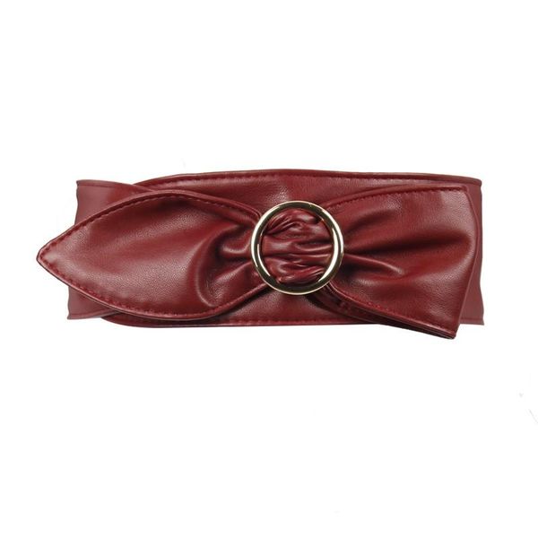 

женщины широкие корсетные пояса горячие золотые металлические пряжки cummerbund одежда аксессуары черный мягкие кожаные ремни для женщины sq, Black;brown