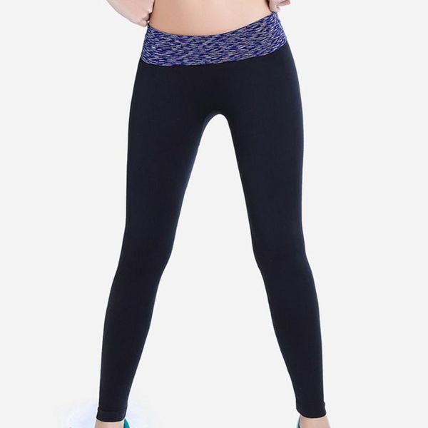 

yoga outfits fashion solid pants women's slim high stretch capris quick dry sports running fitness athletic gym leggings #4, White;red