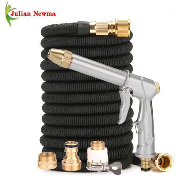 

adjustable garden watering hose 1/2 fexible extensible magic high pressure car washing hose pipe garden tool irrigation set1