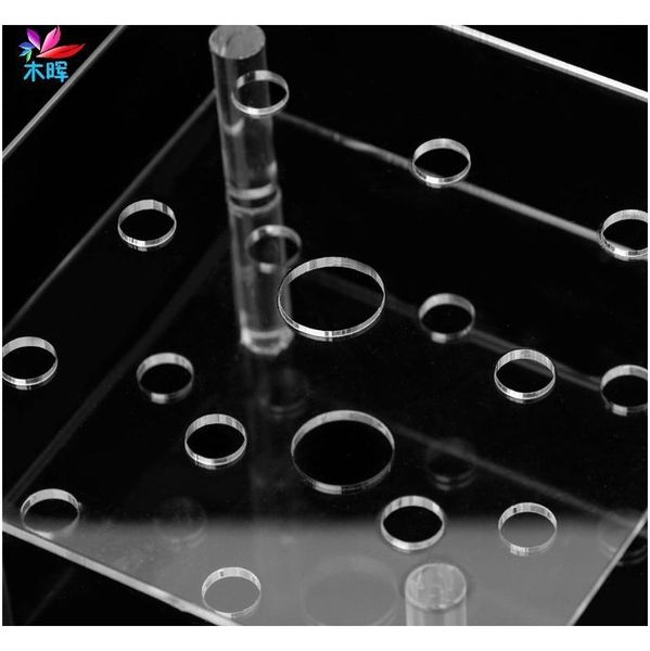

clear acrylic rose flower box makeup organizer new fashion cosmetic tools holder flower gift box for girlfriend jllumm insyard
