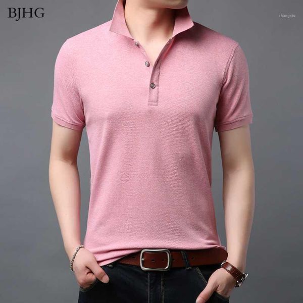 

2019 new fashion brand designer shirt men solid color summer short sleeveslim fit grade poloshirt casual mens clothing1, White;black