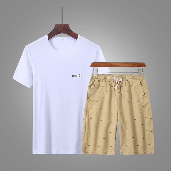 

youth casual slim fitting crew summer neck short sleeve t-shirt men's sports suit, Gray