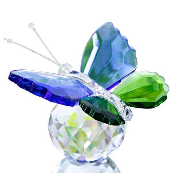 

decorative objects & figurines h&d handmade crystal butterfly tableornament souvenir collectible gift for birthday mother's day valenti