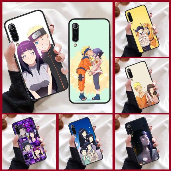 

3naruto hinata hyuga and uzumaki mobile case note 10 a3 9 max 3 a2 8 9 lite pro super black luxury mobile casecf1