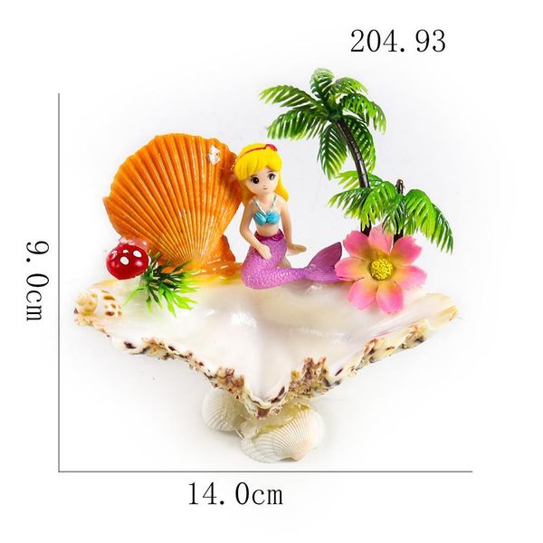 

natural sea shells cartoon mermaid ashtray soap holder nautical decor crafts jewelry storage box diy beach wedding decorations h jlljul