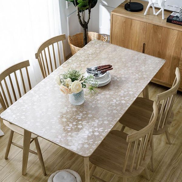 

hazy pvc скатерть водонепроницаемая маслозащитная прямоугольная столовая ткань клетки клетчатая настольная крышка защитная стойка для кухни