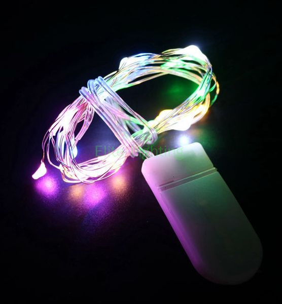 

copper cr2032 button battery operated micro 2m 20leds led string fairy light for christmas xmas holiday party wedding de