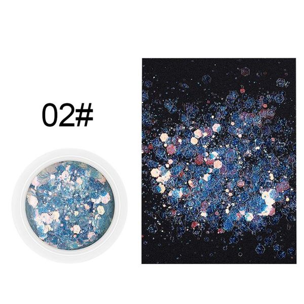 

1 box holographic nail glitter powder nail art diy face body cosmetic sequins sparkly nail art decorations dust manicure pigment wmtznw