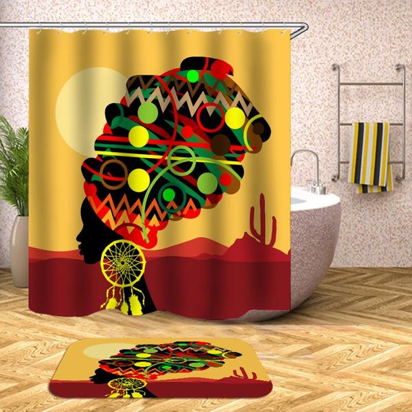

shower curtains women bathroom curtain bath polyester fabric afro