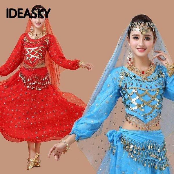 

belly dance costume set woman bollywood dance costumes for women bellydance professional costume 2021 egypt, Black;red