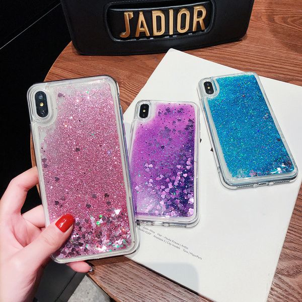 

динамический блеск песка мягкий tpu корпус quicksand shell для iphone 11 pro max