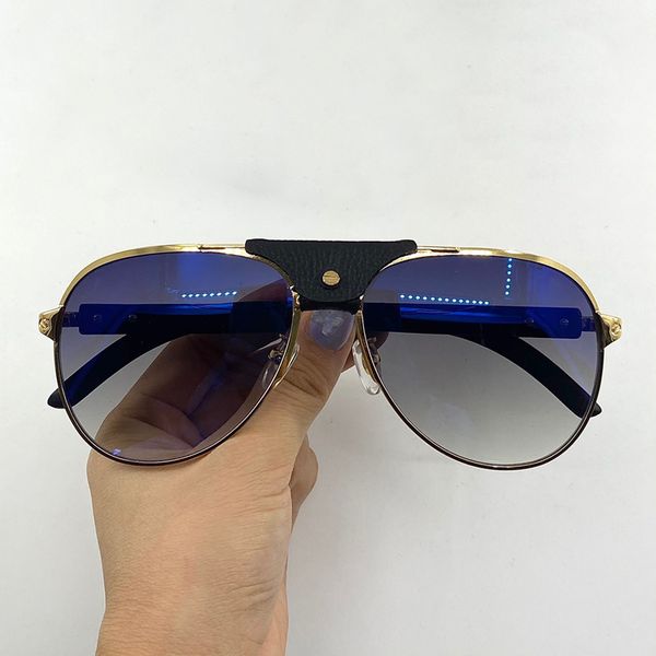 

new ct0582 men and women square sunglasses metal frame popular retro uv400 lenses eye protection classic style gift box, White;black