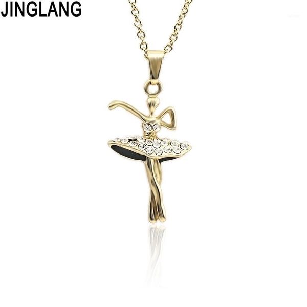 

jinglang fancy angel clavicle chain pendant necklace vintage punk style jewelry gifts1, Silver