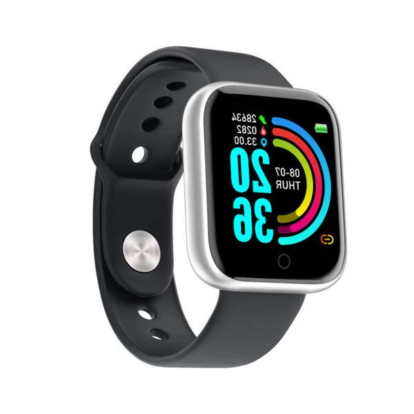

y68 smart color screen heart rate d20 wristband call information reminder move