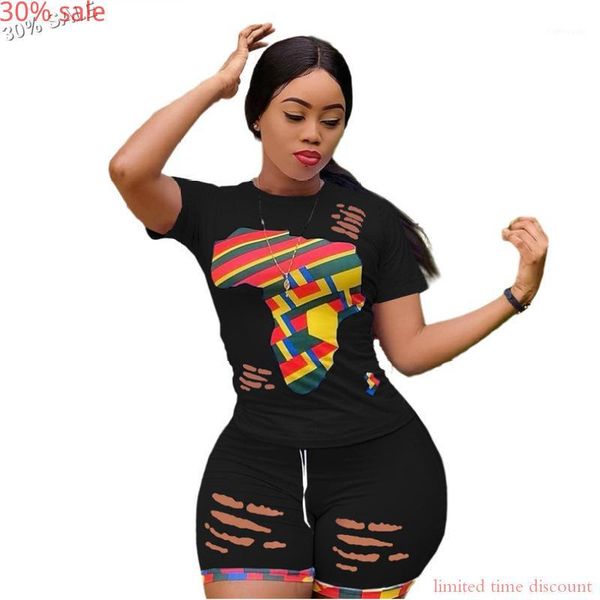 

hole 2 two piece set 2020 summer club women letter printed shorts tracksuit streetwear shorts woman 2pc biker short sets1, Gray