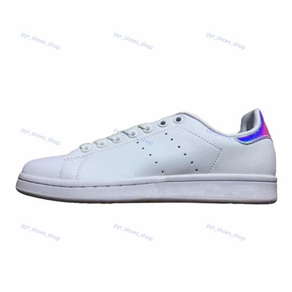 

2021 classic wholesale new women men fashion shoes stan smith sneakers leather classic flats casual shoes size 36-45, Black