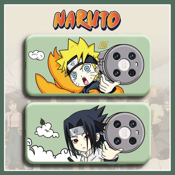 

huawei mate 40 mobile phone shell fire shadow naruto cannon creative personality men's fashion net red cartoon fall protection soft cov