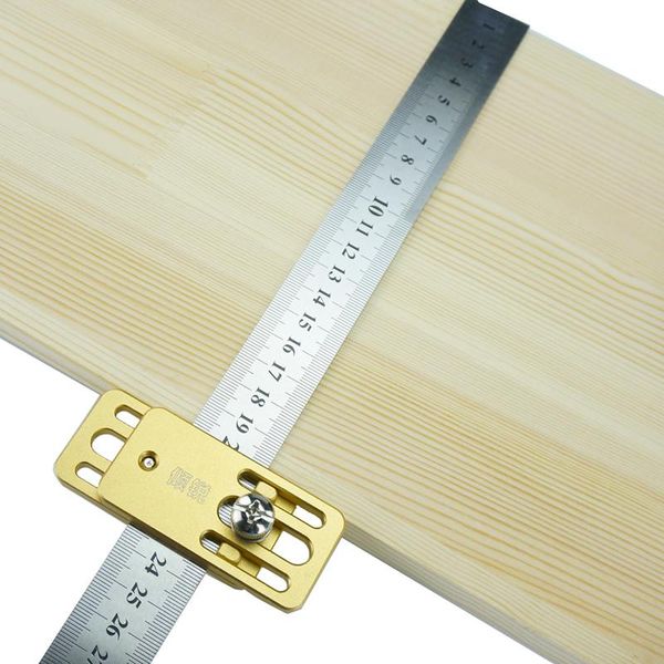 

professional hand tool sets woodworking scribing steel ruler positioning block sccrossed-out line drawing marking gauge 300mm carpentry