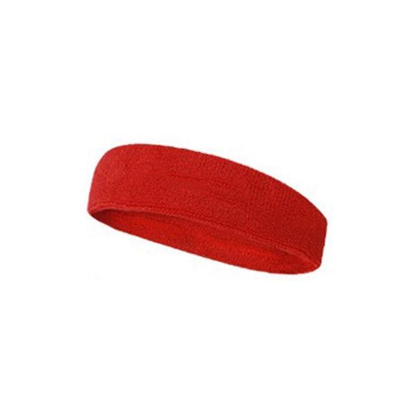 

solid sports headbands elastic stretch hair hoop korean soft yoga red pink orange running hairband 1pc for women men qylewg