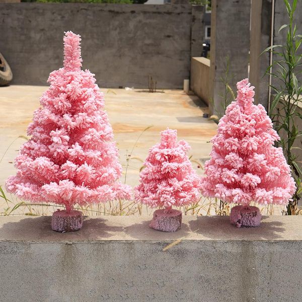

christmas decorations 45cm / 90cm tree for home mini table ornament artificial holiday gift