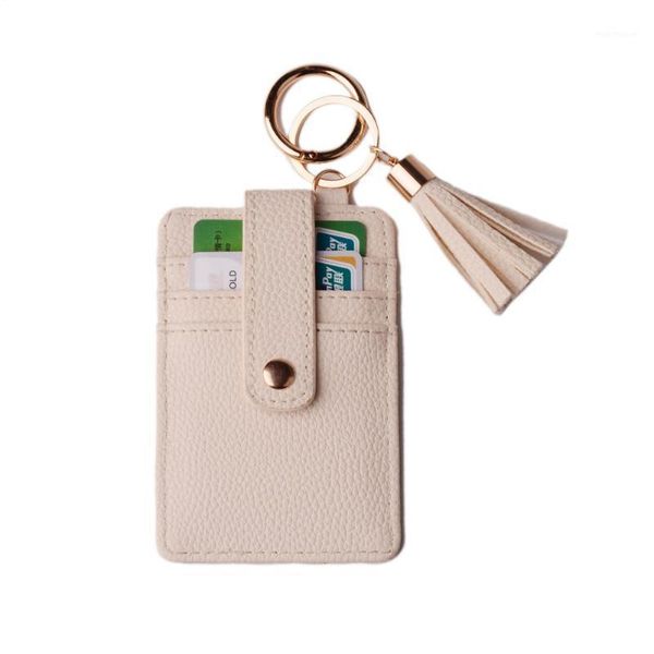 

keychains rainbery leopard snake kabaw wallet pu leather tassel card bag keychain for women men friendship bracelet jewelry1, Silver