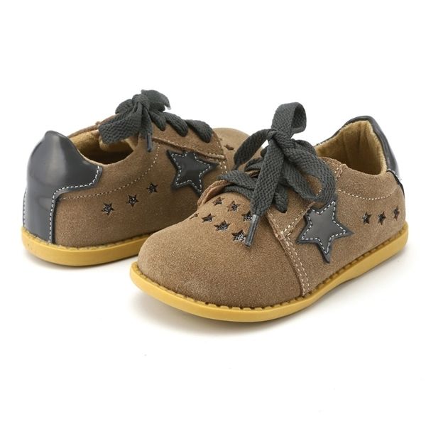 TipsieToes Marke Hohe Qualität Echtes Leder Nähte Kinder Kinder Schuhe Stern Für Jungen Und Mädchen Apring Neue Ankunft 201201