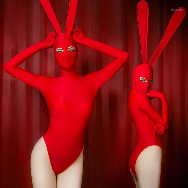 

stage wear bar performance nightclub dj singer gogo collar dance costume hex bodysuit woman, Black;red