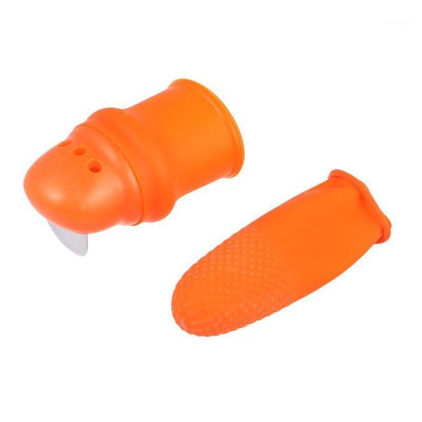 

1pc garden silicone thumb knife separator finger knife harvesting plant plant trim garden vegetable finger gloves tools1