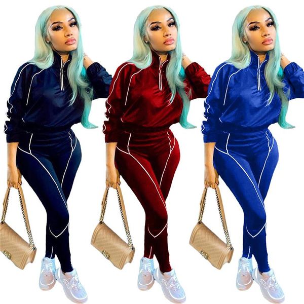 

lounge wear two piece outfits for women long sleeves set sweatpants sweatsuit leggings tracksuit wholesale dropshipping, Gray