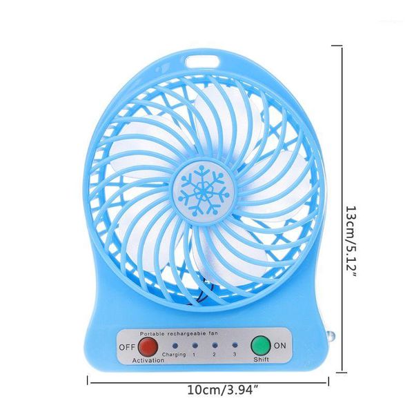 

electric fans portable led light fan air cooler mini desk usb third wind 4xfb1