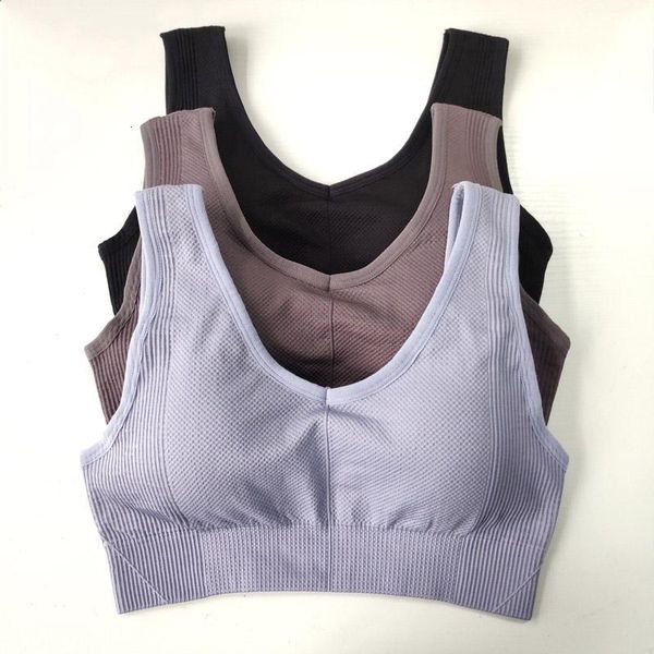 

women power down seamless bra girls gym cropped fitness yoga bra padded push up sports gym, White;black