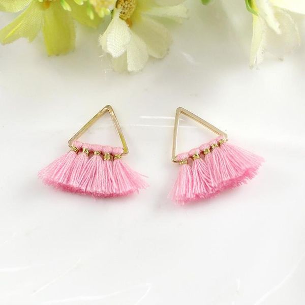 

1pair mini cotton thread tassel diy charm jewelry decor material earrings bracelet key craft pendant finding sewing tassels gift h sqcfpk