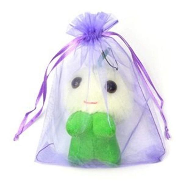 

50pcs 7x9 9x12 10x15 13x18cm purple organza gift bags jewelry packaging bags wedding party decoration drawable bags gift pouches wmtzsb