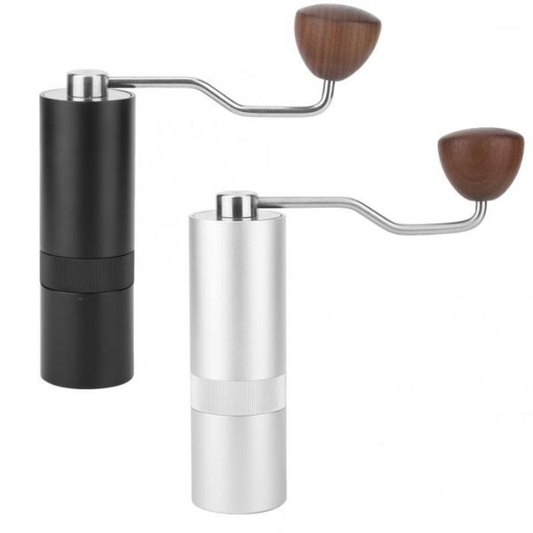 

electric coffee grinders household manual grinder maker ceramics core aluminum hand burr mill mini grinding machine1