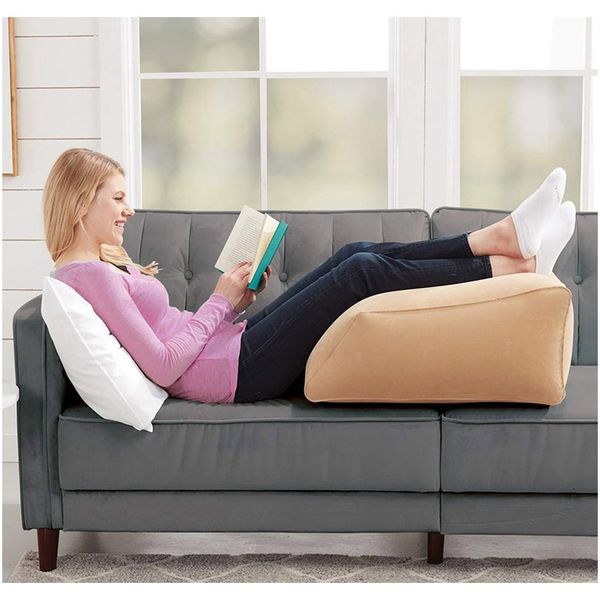 

inflatable leg pillow wedge pillow soft inflatable leg pillow rest cushion portable knee inflatable leg f wmtdtj